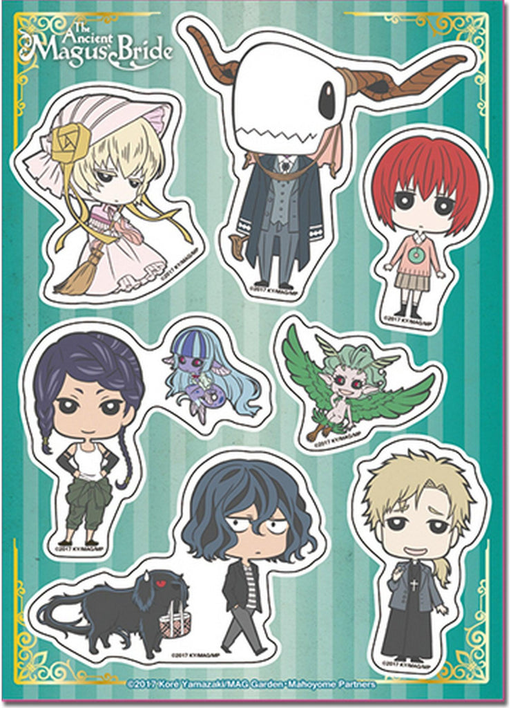 Ancient Magus' Bride S1 - Chibi Characters Sticker Set 5"X7" - Great Eastern Entertainment