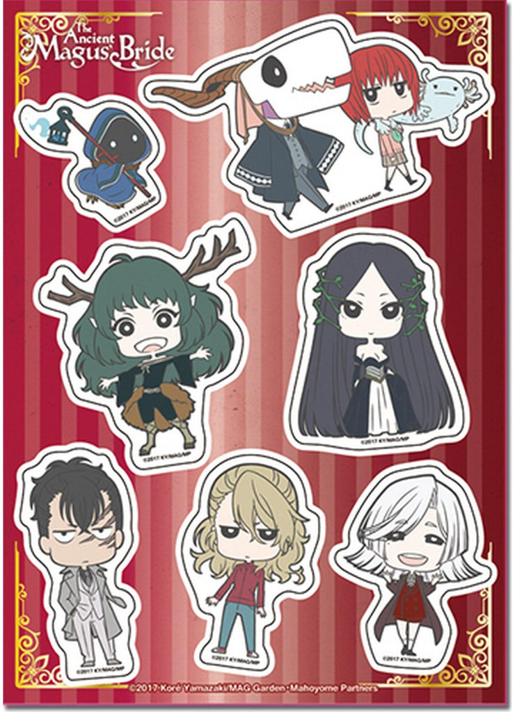 Ancient Magus' Bride S1 - Chibi Characters #2 Sticker Set 5"X7" - Great Eastern Entertainment