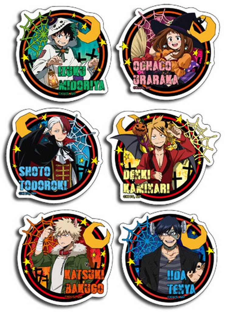 My Hero Academia - Halloween Die-Cut Sticker Set 3.5" - Great Eastern Entertainment