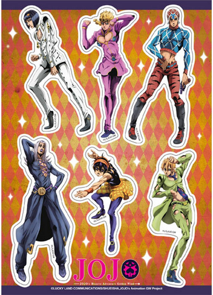 Jojo's S4- Group Sticker Set 5"X7"