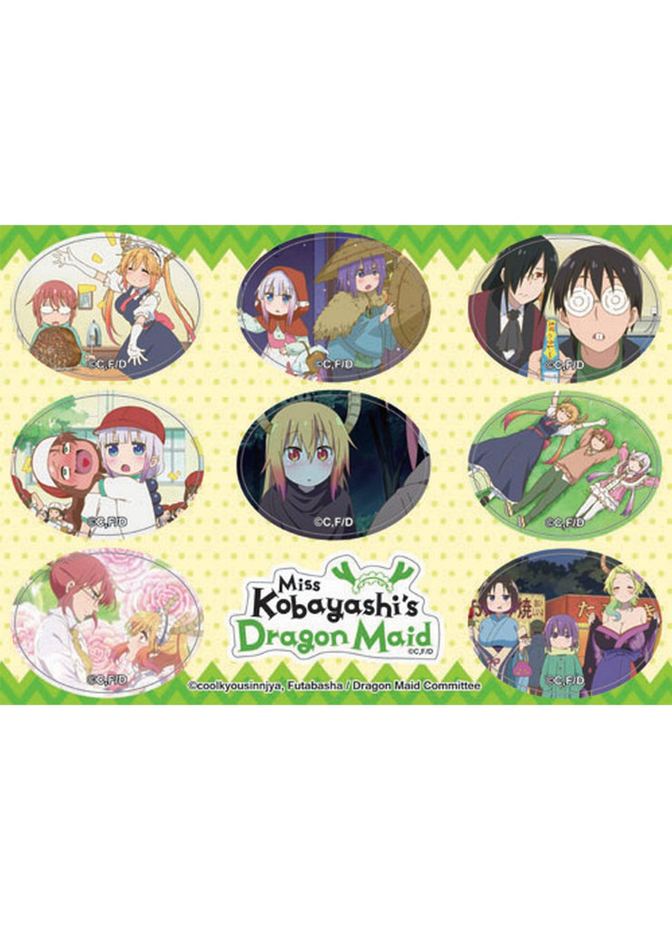 Miss Kobayashi's Dragon Maid S1 - Screenshot Sticker Set 5"X7" - Great Eastern Entertainment