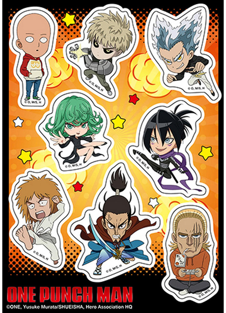 One Punch Man S2- SD Sticker Set 5"X7"