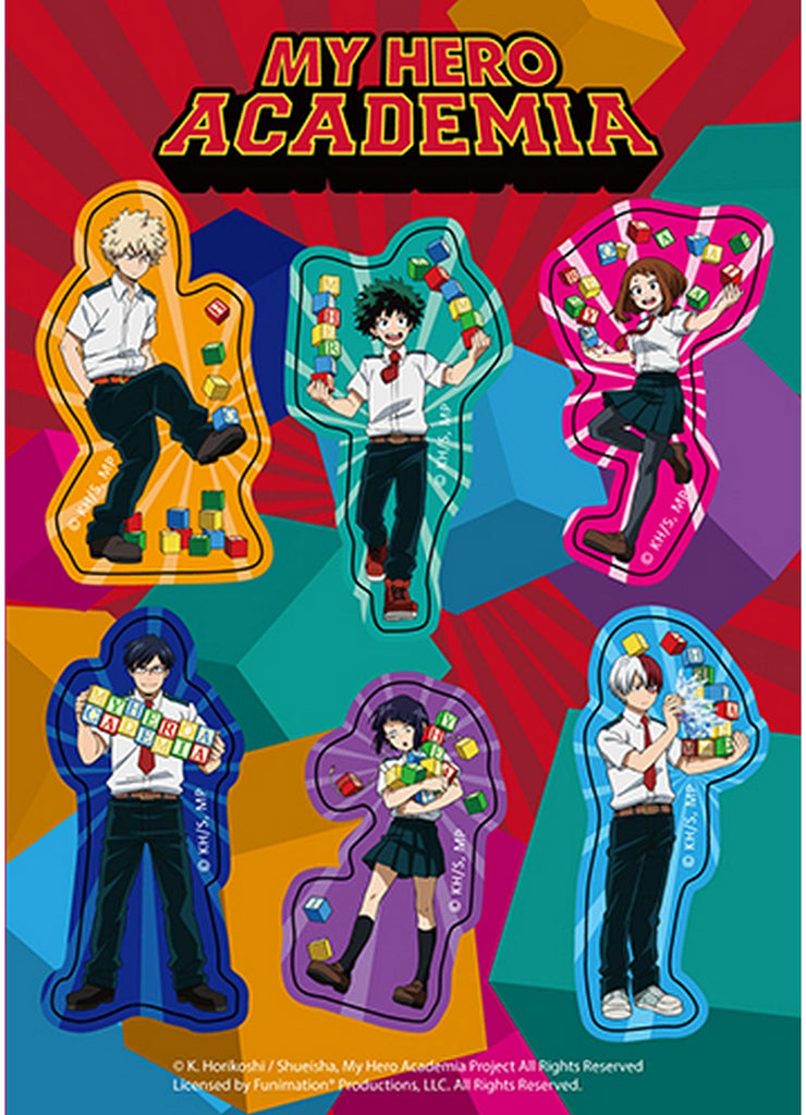 My Hero Academia- S3 Artwork D Sticker Set 5"X7"