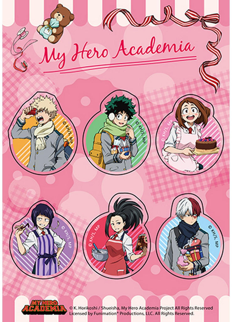 My Hero Academia- S3 Artwork E Sticker Set 5"X7"