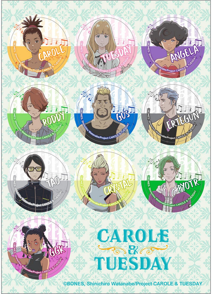 Carole & Tuesday - Group Sticker Set 5"X7" - Great Eastern Entertainment