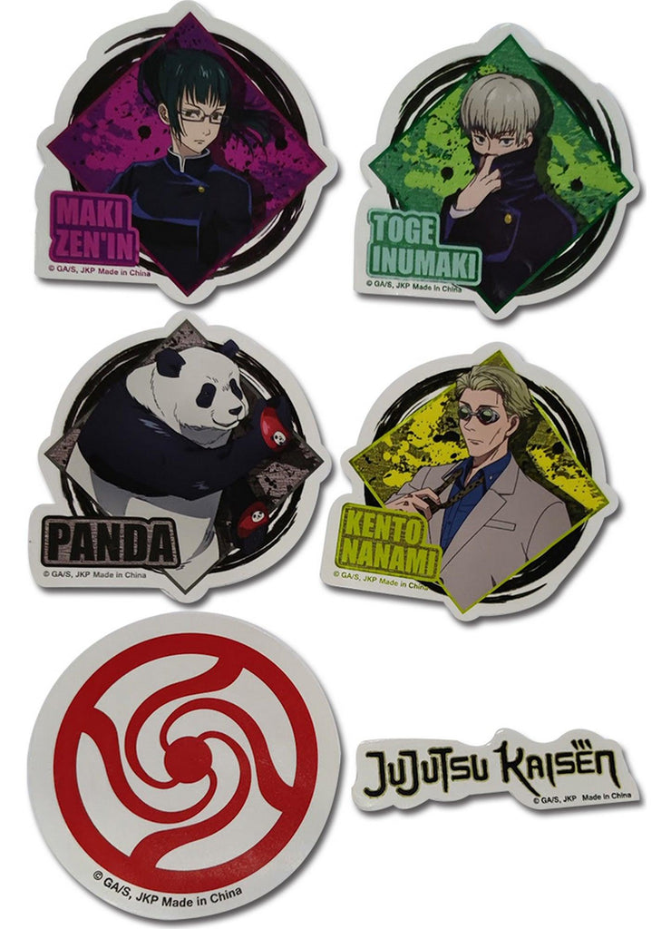 Jujutsu Kaisen- Group #2 Die-Cut Sticker Set 3.5"