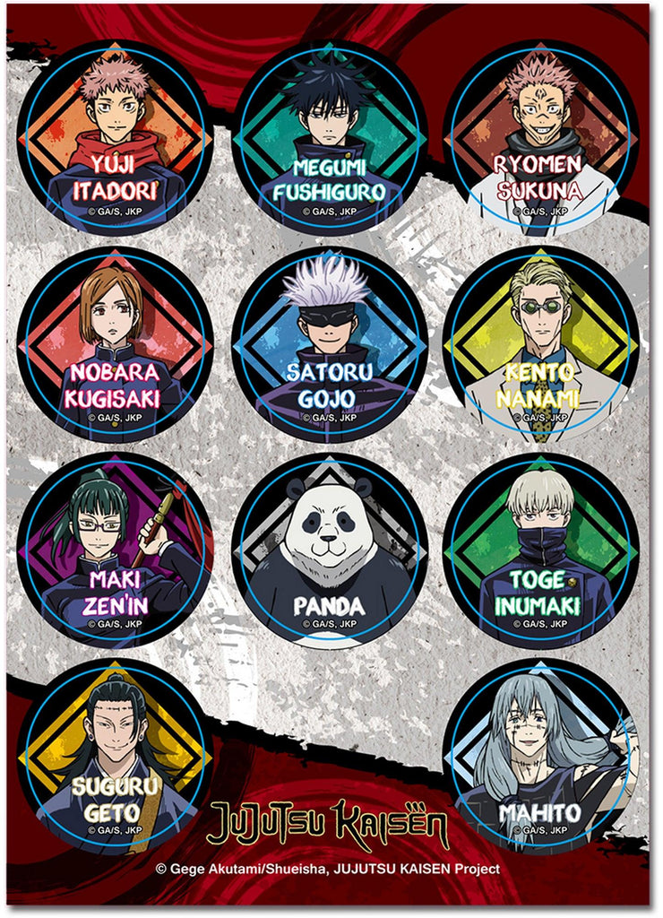 Jujutsu Kaisen - Group # 2 Sticker Set