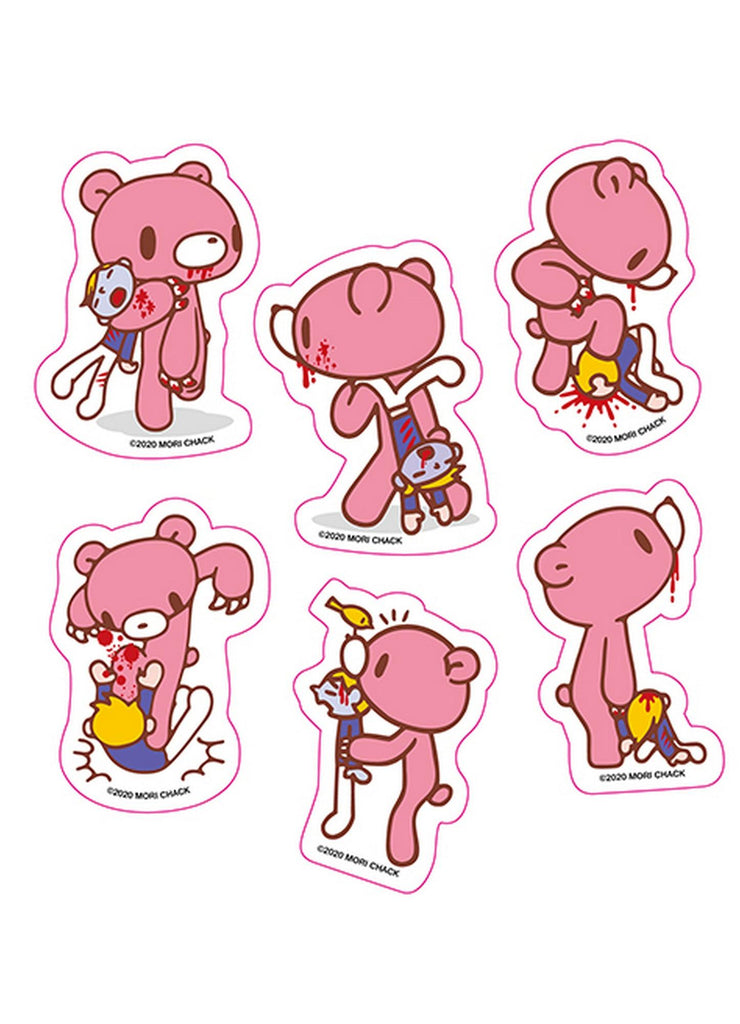 Gloomy Bear And Gloomy- Gloomy Bear & Pity Die-Cut Sticker Set 3.5"