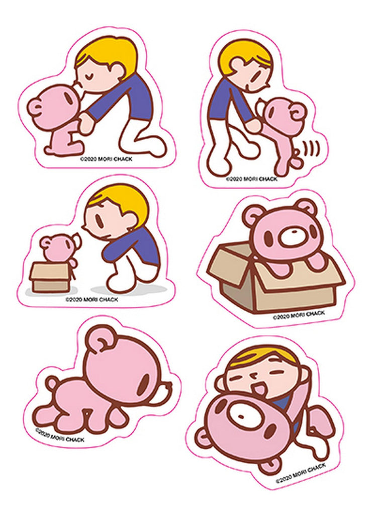 Gloomy Bear And Gloomy- Baby Die-Cut Sticker Set 3.5"