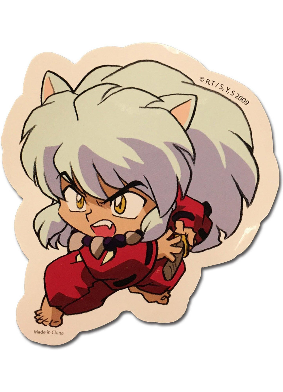 Inu Yasha- Inuyasha SD Doe Cut Sticker 3.5"