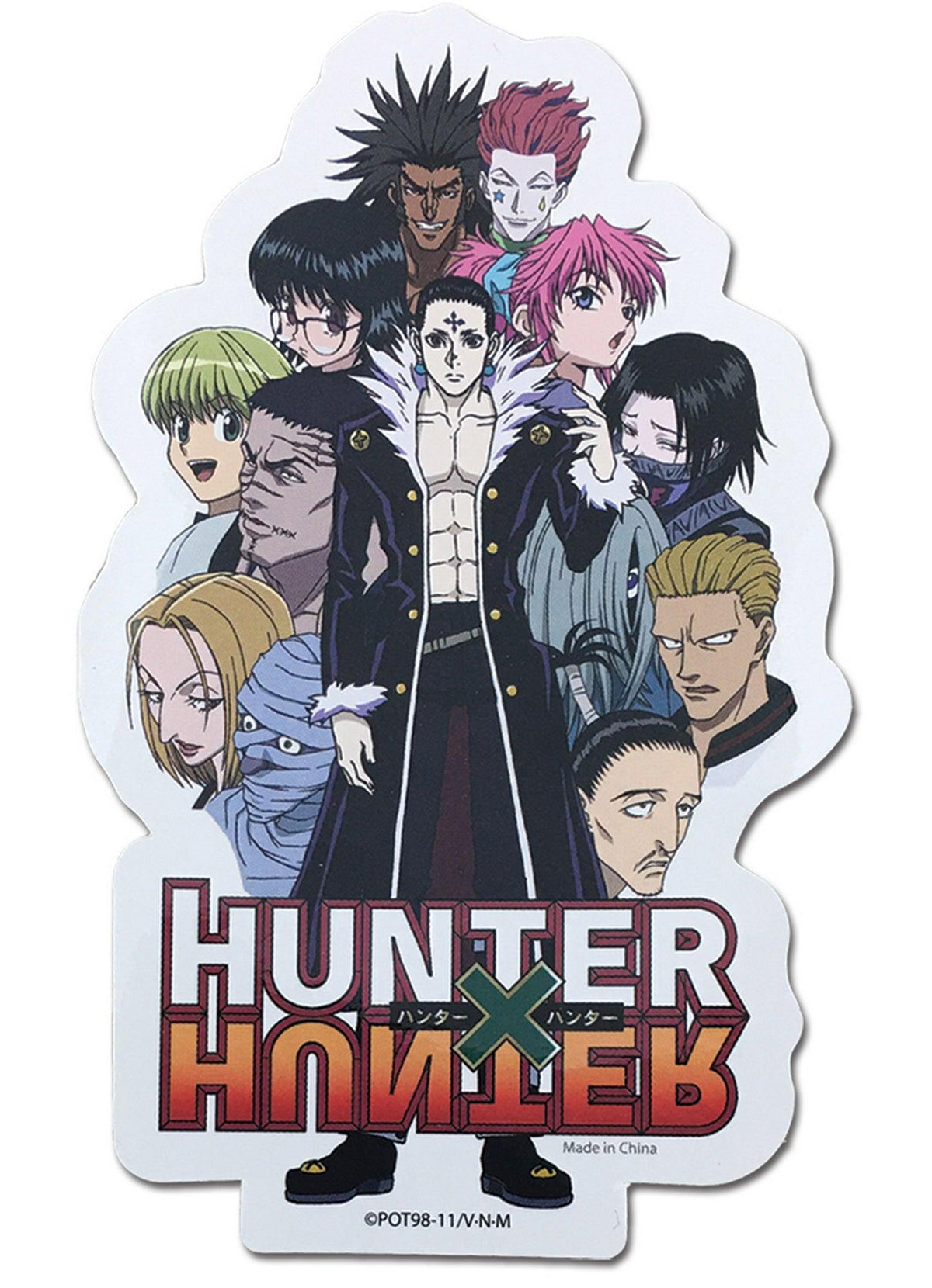 Hunter X Hunter- Phantom Troupe Die Cut Sticker 4.5"