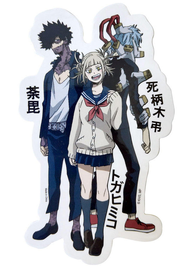 My Hero Academia- Dabi, Himiko & Shigaraki Sticker 4"