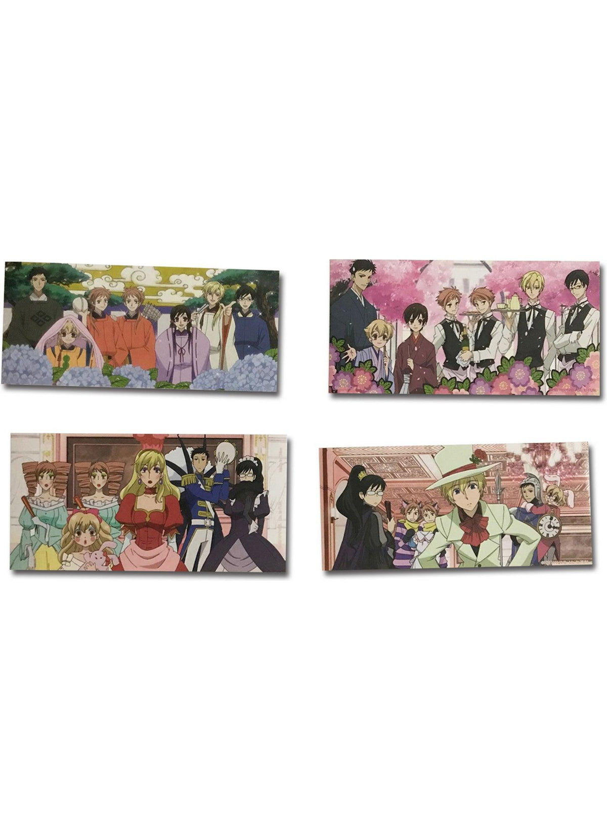 Ouran High School Host Club- Group In Costumes Sticker Set 4"