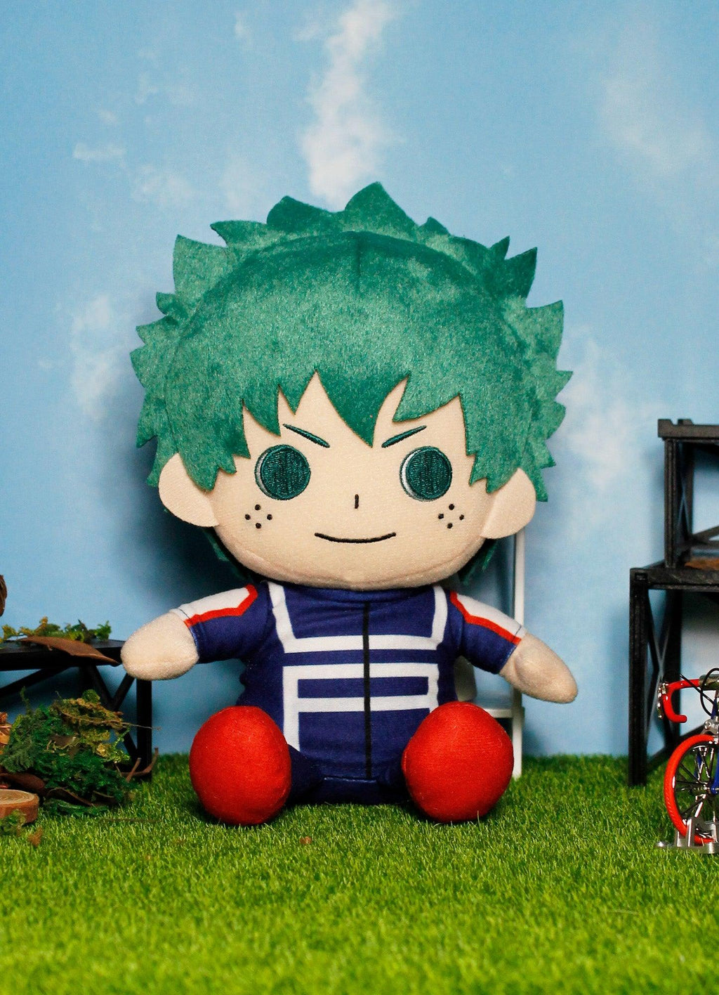 My Hero Academia-S2 Izuku Midoriya "Deku" Sitting Plush 7"H - Great Eastern Entertainment