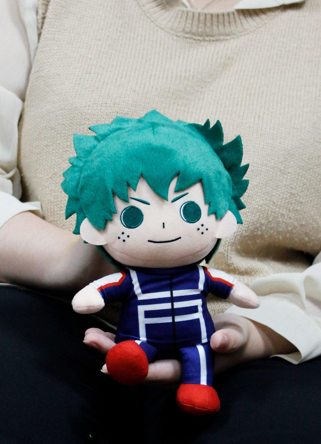 My Hero Academia-S2 Izuku Midoriya "Deku" Sitting Plush 7"H - Great Eastern Entertainment