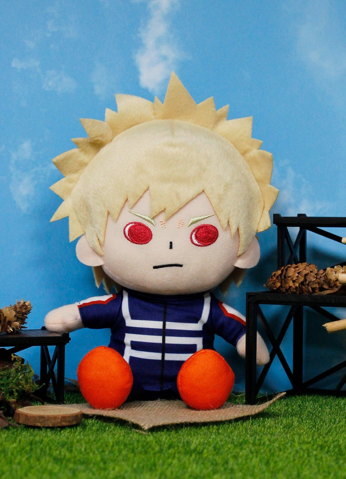 My Hero Academia - S2 Katsuki Bakugou Sitting Plush 7"H - Great Eastern Entertainment