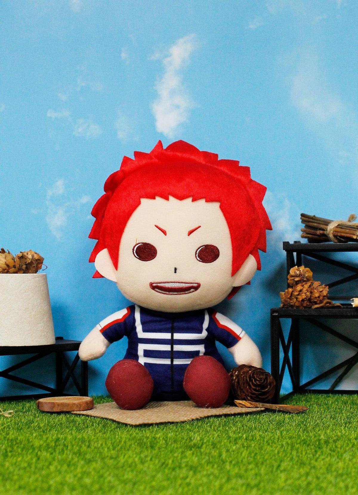 My Hero Academia S2 - Eijiro Kirishima 7"H Sitting Plush - Great Eastern Entertainment