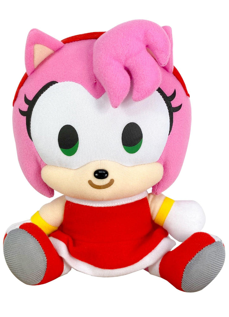 Sonic The Hedgehog - SD Amy Rose Sitting Plush 7"H