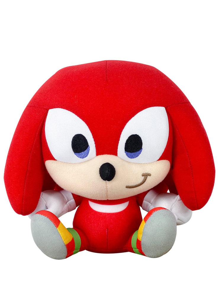 Sonic The Hedgehog - SD Knuckles The Echidna Sitting Plush 7"H