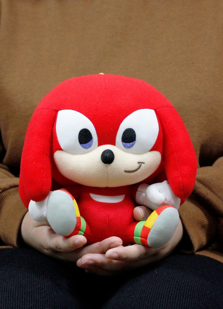 Sonic The Hedgehog - SD Knuckles The Echidna Sitting Plush 7"H - Great Eastern Entertainment