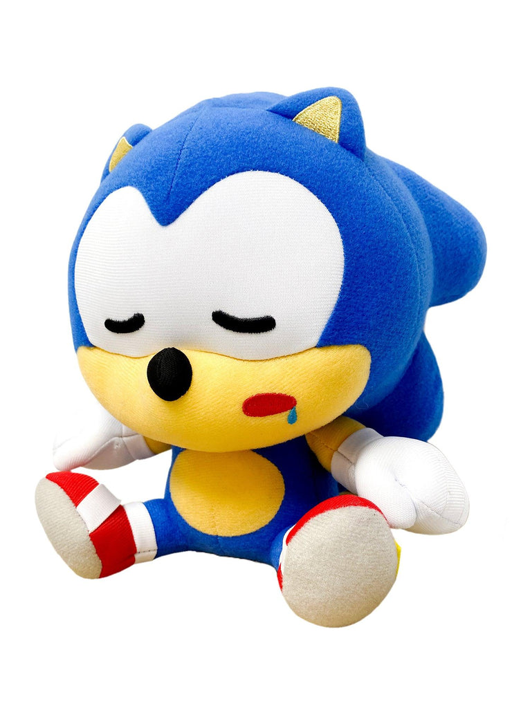 Sonic The Hedgehog - SD Sonic Sleep Sitting Plush 7"H - Great Eastern Entertainment