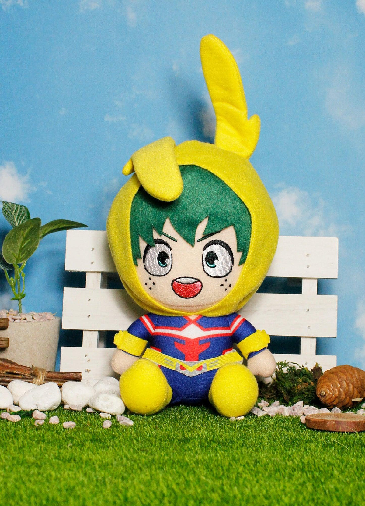 My Hero Academia - Izuku Midoriya "Deku" Child Sitting Plush 7"H - Great Eastern Entertainment
