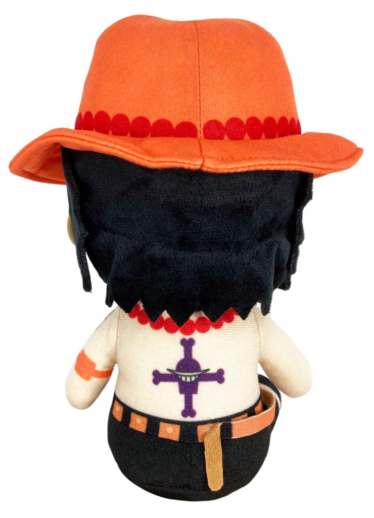 One Piece - Portgas D. Ace Sitting Pose Plush 7"H - Great Eastern Entertainment