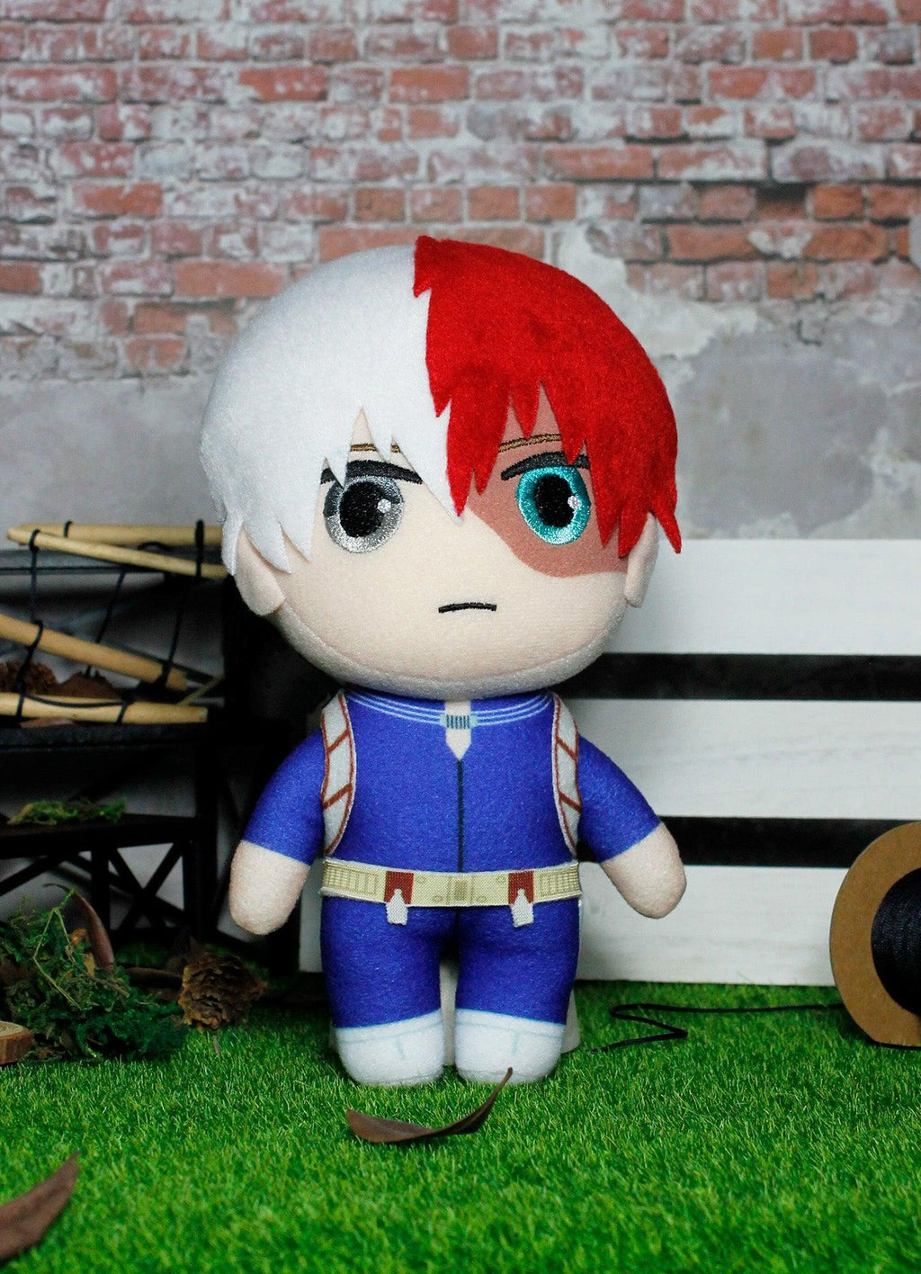 My Hero Academia - S2 Shoto Todoroki Hero Costume Plush 8"H - Great Eastern Entertainment