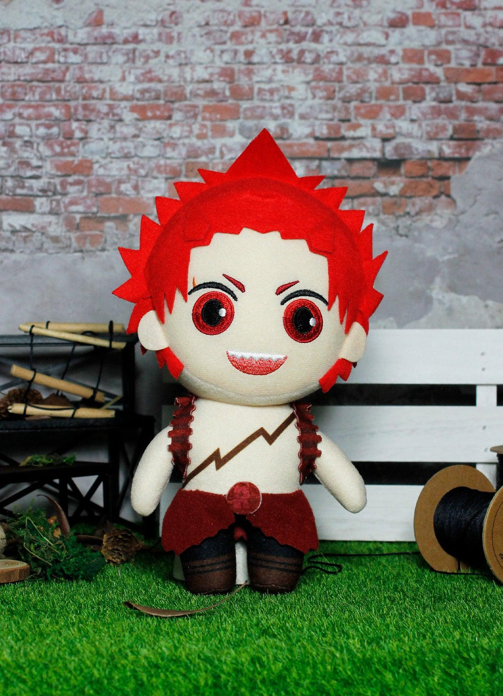My Hero Academia S2 - Eijiro Kirishima Hero Costume Plush 8"H - Great Eastern Entertainment