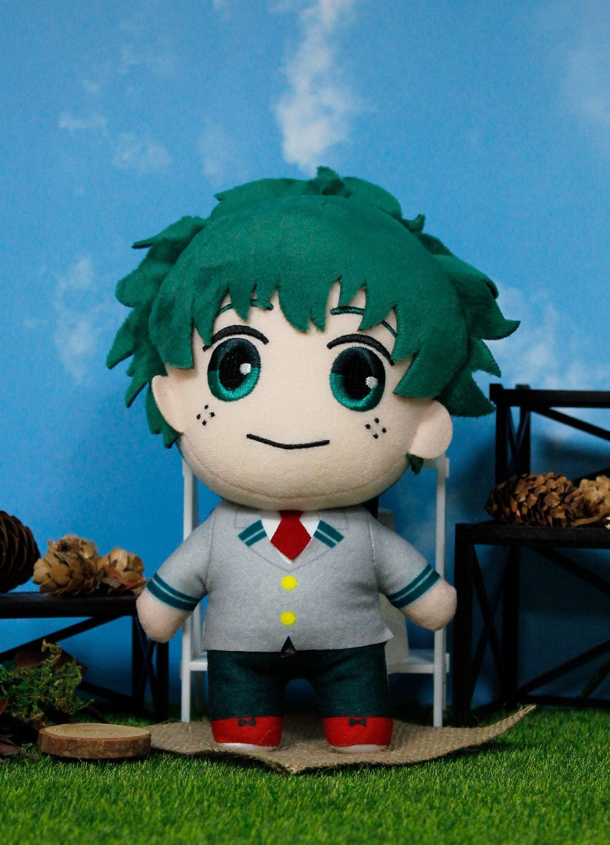 My Hero Academia S2 - Izuku Midoriya "Deku" Seifuku Plush 8"H - Great Eastern Entertainment