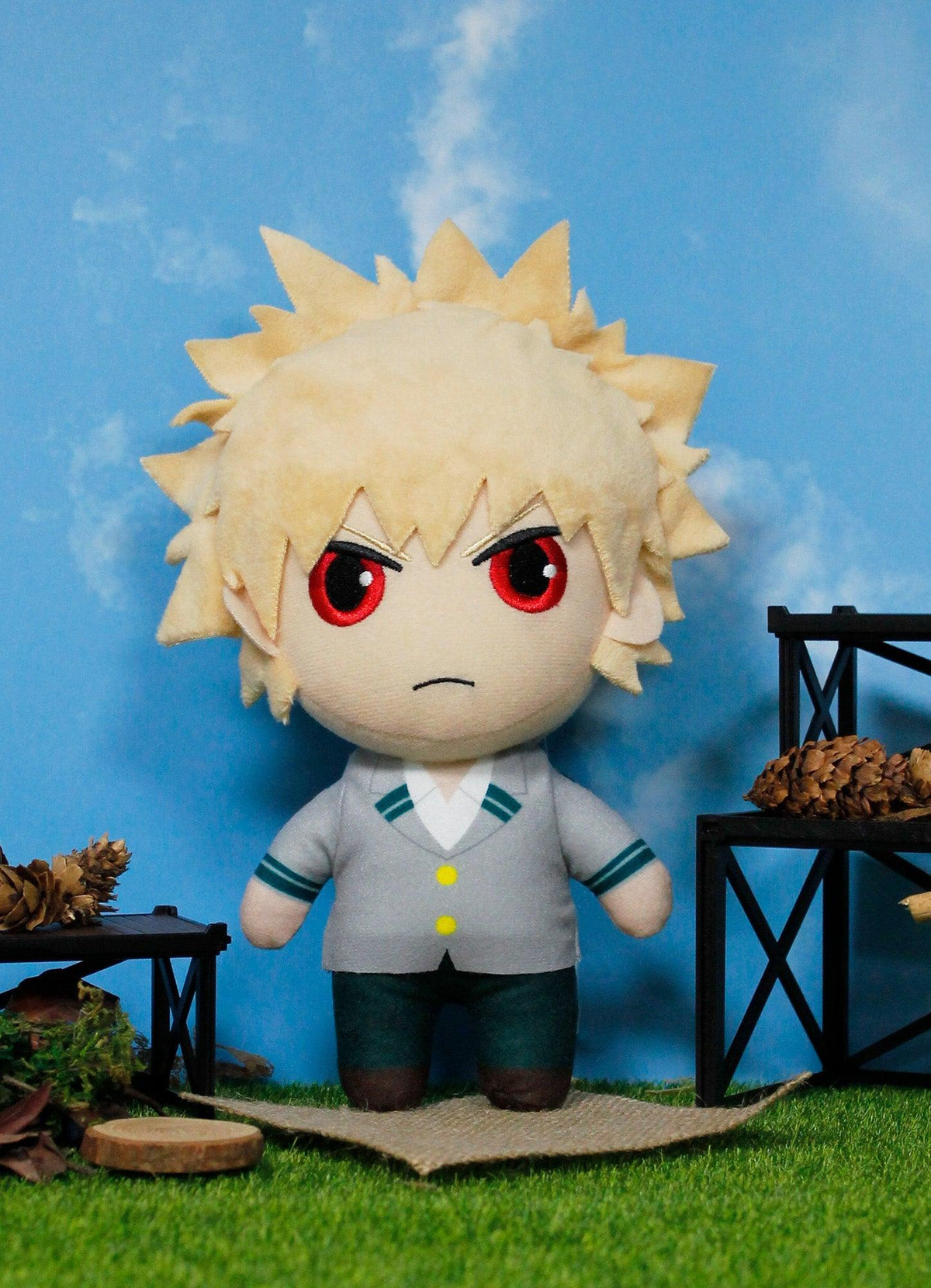 My Hero Academia S2 - Katsuki Bakugo Seifuku Plush 8"H - Great Eastern Entertainment