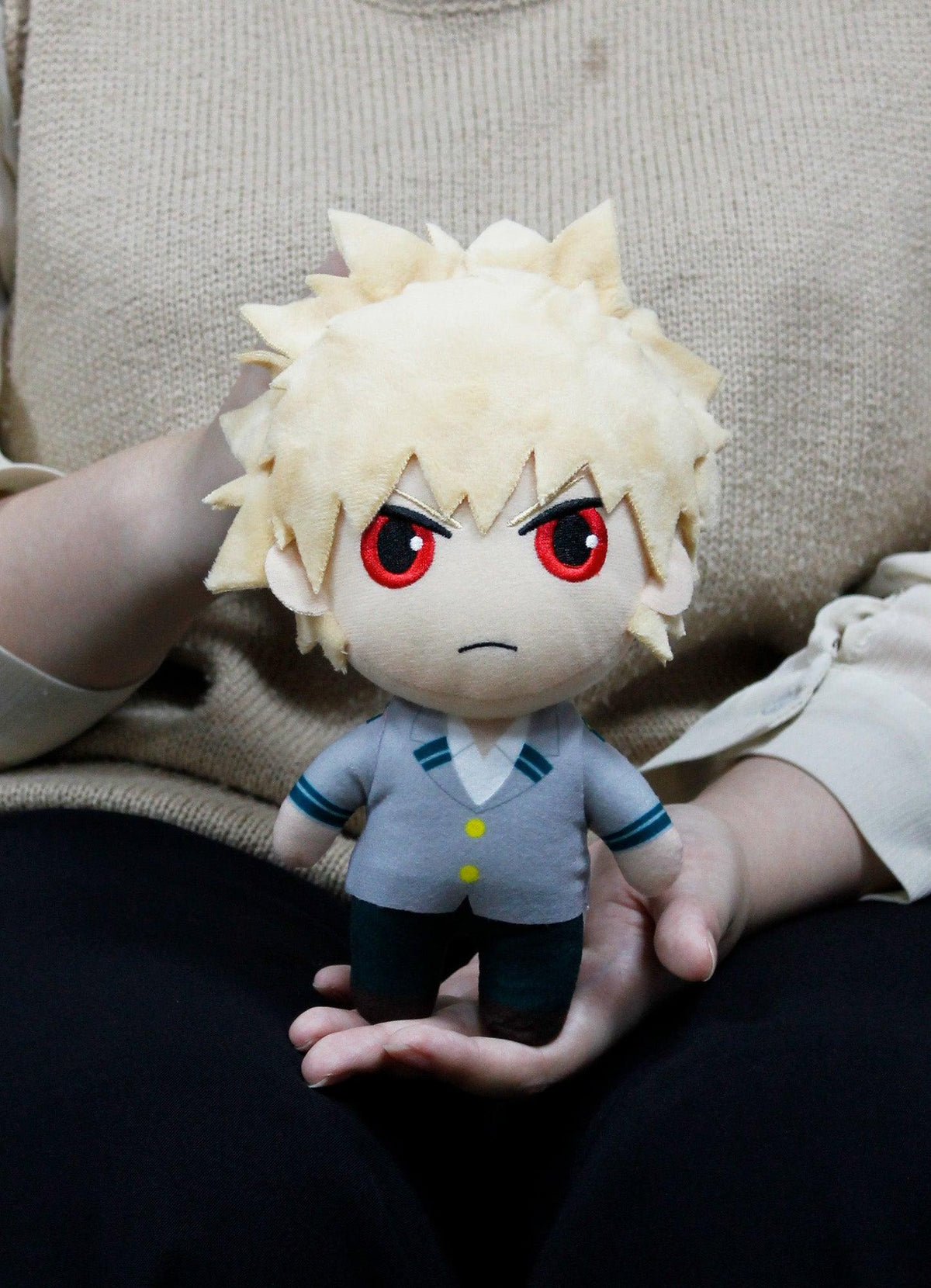 My Hero Academia S2 - Katsuki Bakugo Seifuku Plush 8"H - Great Eastern Entertainment