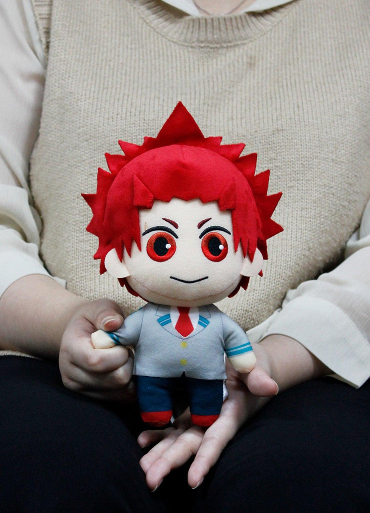 My Hero Academia S2 - Eijiro Kirishima Seifuku Plush 8"H - Great Eastern Entertainment