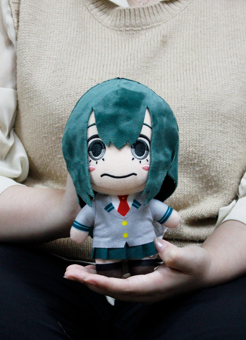 My Hero Academia - Tsuyu Asui Seifuku Plush 8"H - Great Eastern Entertainment