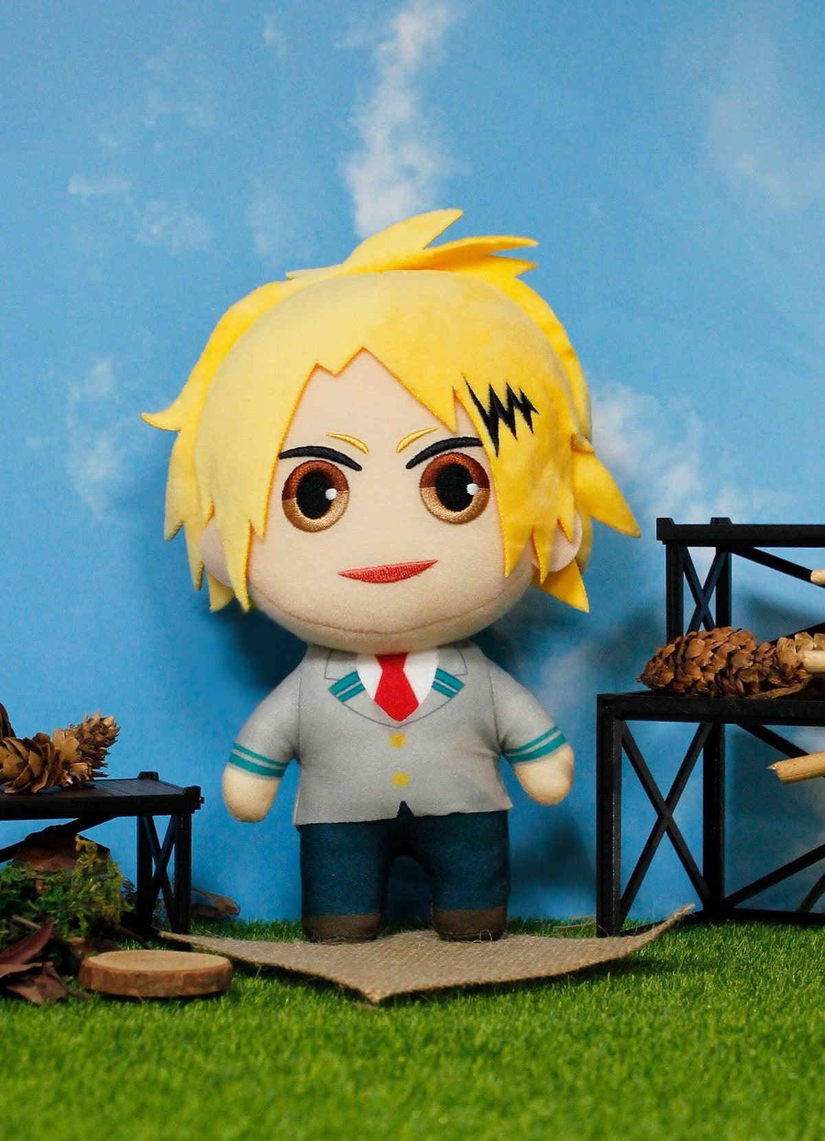 My Hero Academia S2 - Kaminari Seifuku Plush 8"H - Great Eastern Entertainment