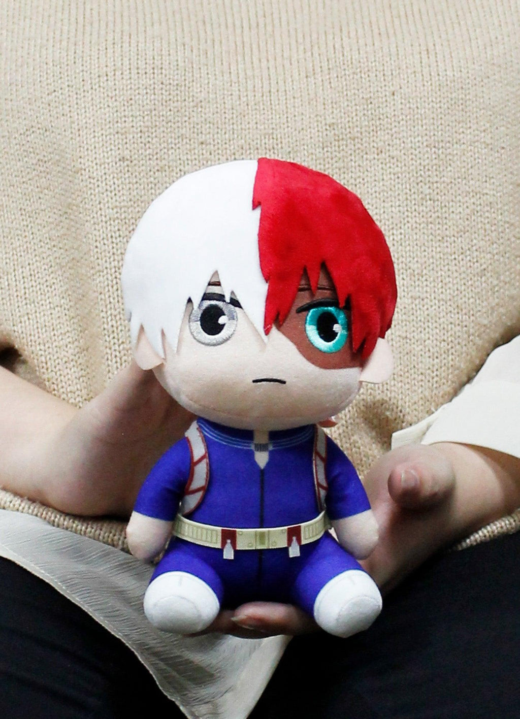 My Hero Academia S2 - Shoto Todoroki Hero Costume Sitting Plush 7"H - Great Eastern Entertainment
