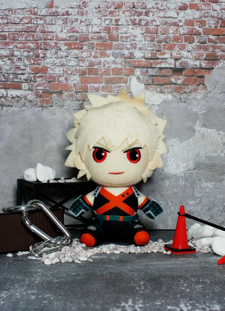 My Hero Academia S2 - Katsuki Bakugo Hero Costume Sitting Plush 8"H - Great Eastern Entertainment