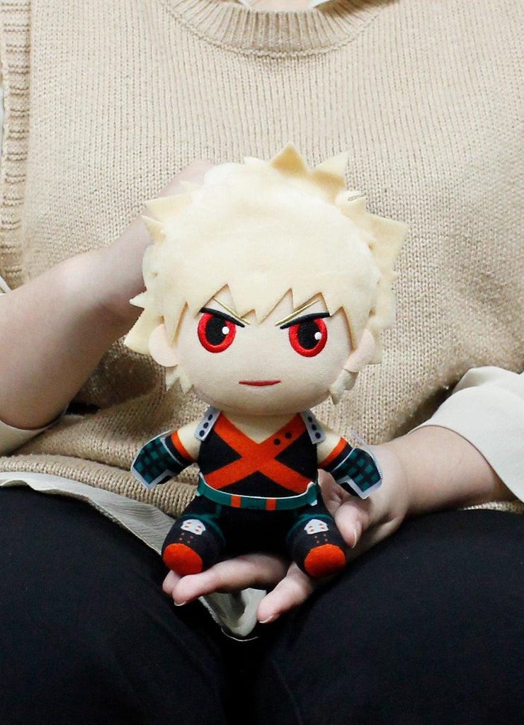 My Hero Academia S2 - Katsuki Bakugo Hero Costume Sitting Plush 8"H - Great Eastern Entertainment