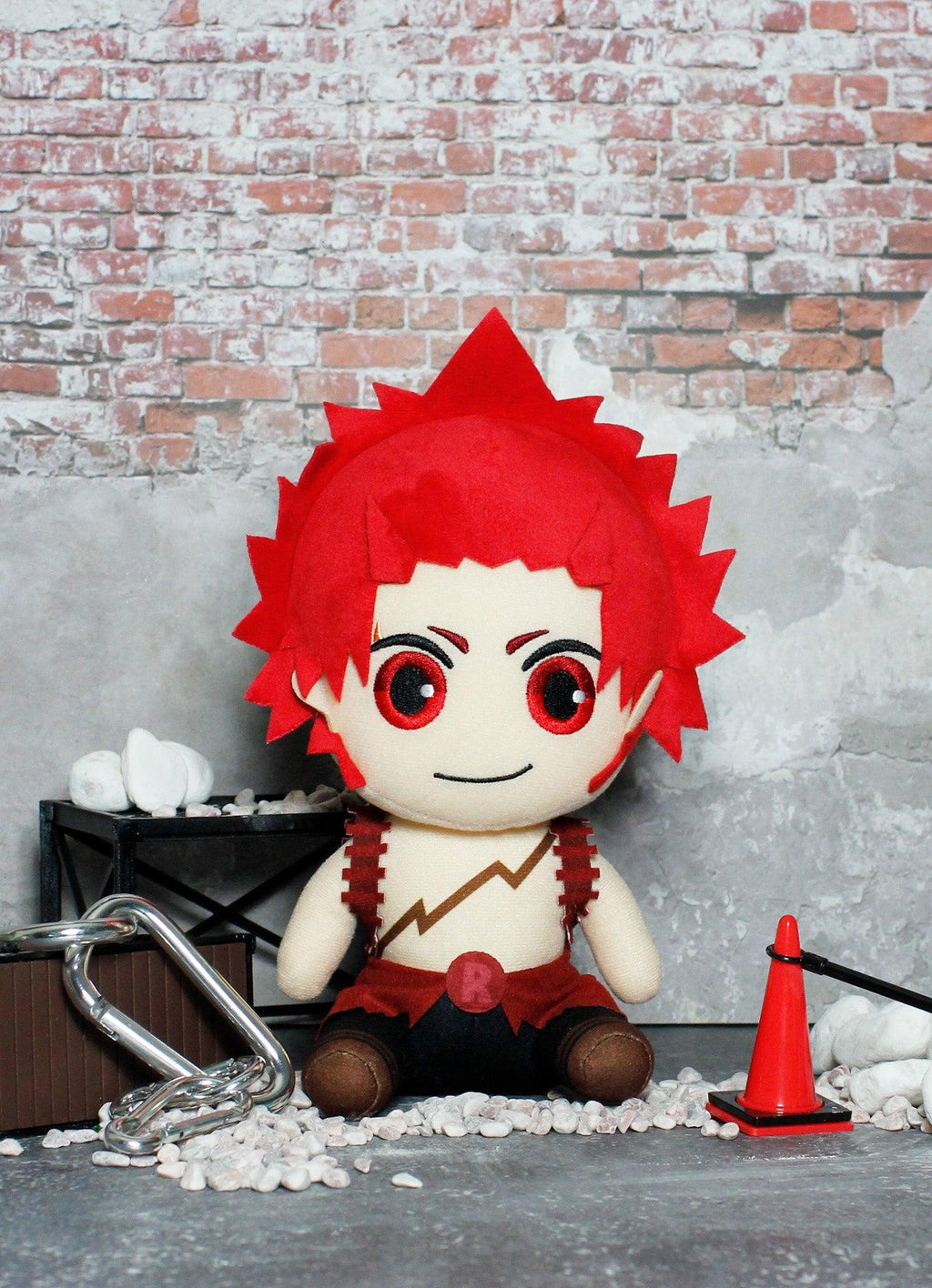 My Hero Academia S2 - Eijiro Kirishima Hero Costume Sitting Plush 7"H - Great Eastern Entertainment