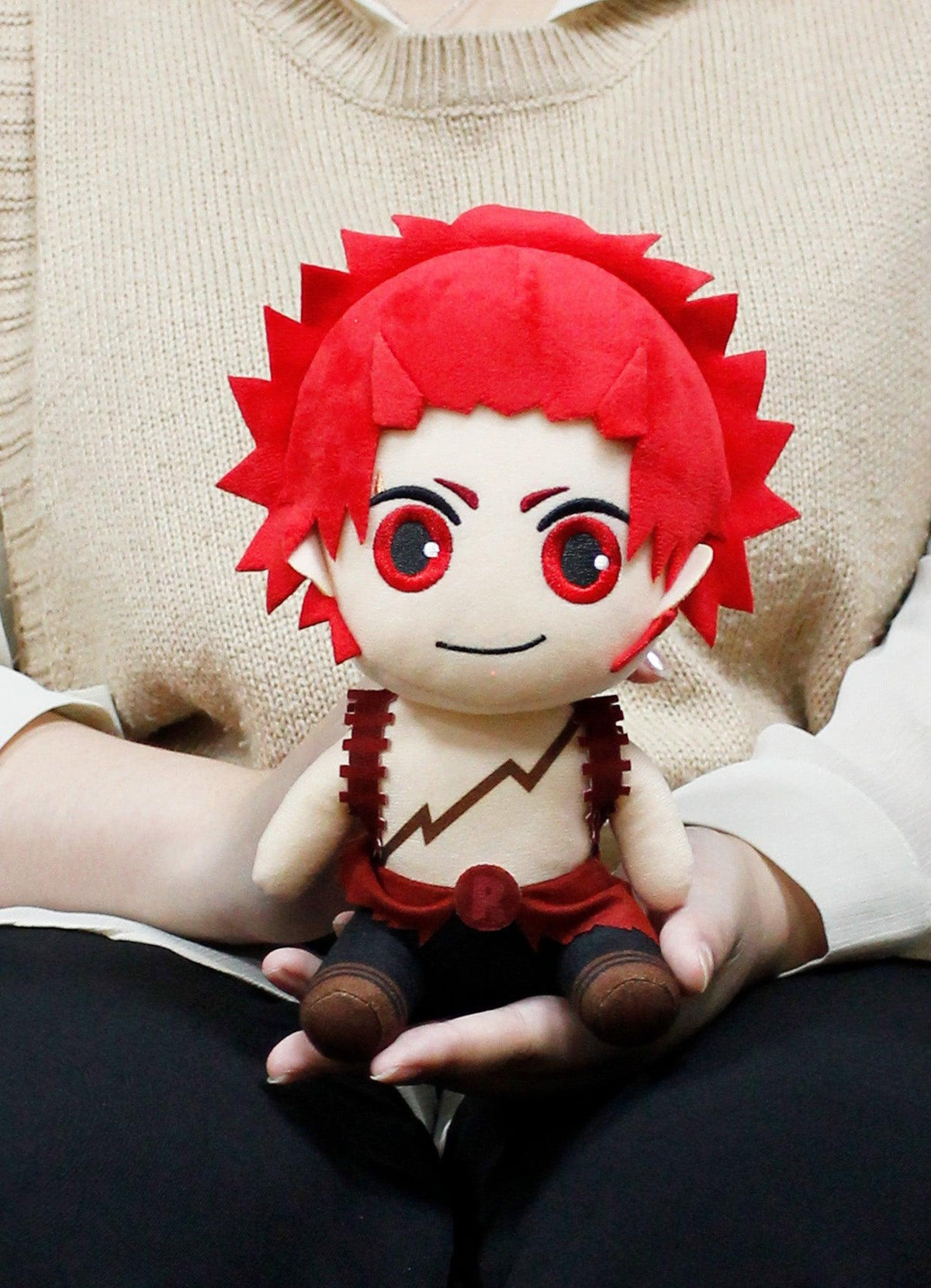 My Hero Academia S2 - Eijiro Kirishima Hero Costume Sitting Plush 7"H - Great Eastern Entertainment