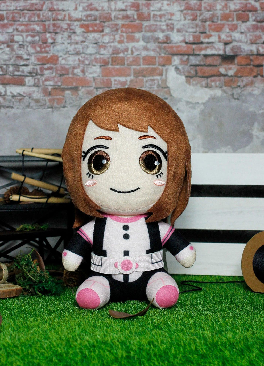 My Hero Academia - Ochako Uraraka Hero Costume Sitting Plush 8"H - Great Eastern Entertainment