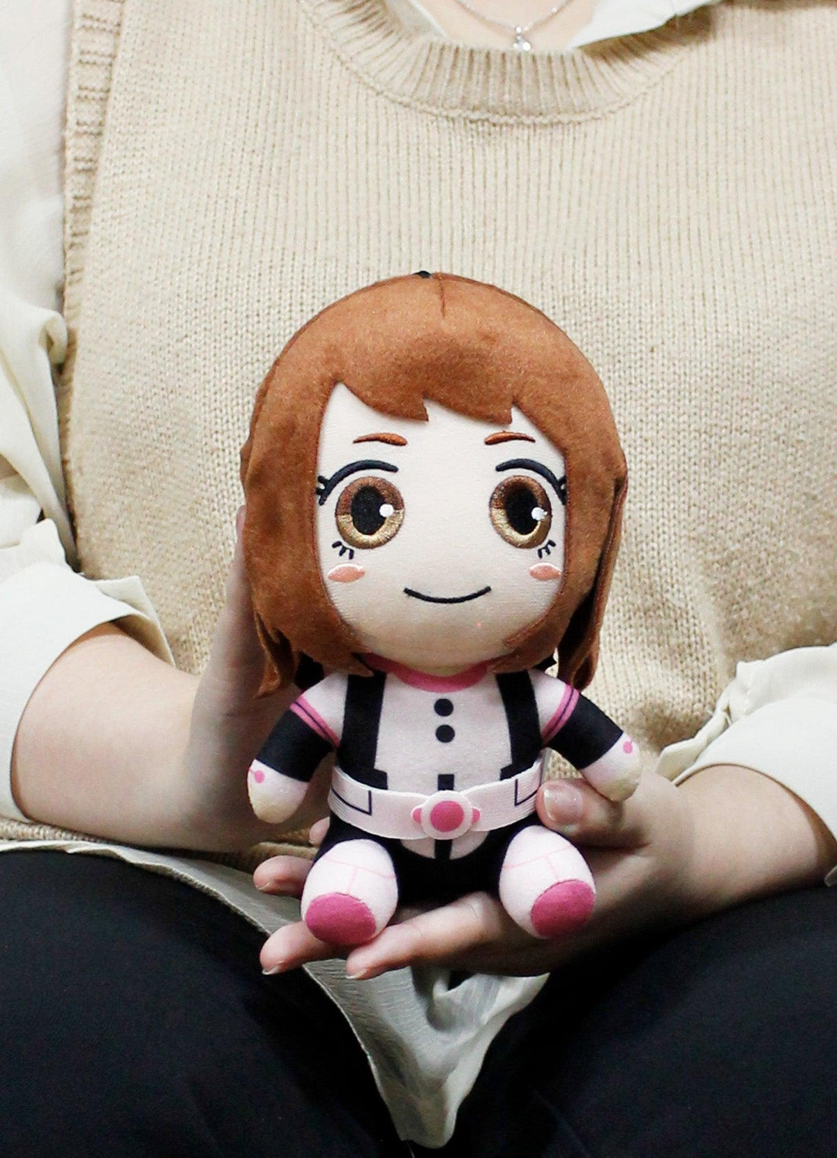 My Hero Academia - Ochako Uraraka Hero Costume Sitting Plush 8"H - Great Eastern Entertainment