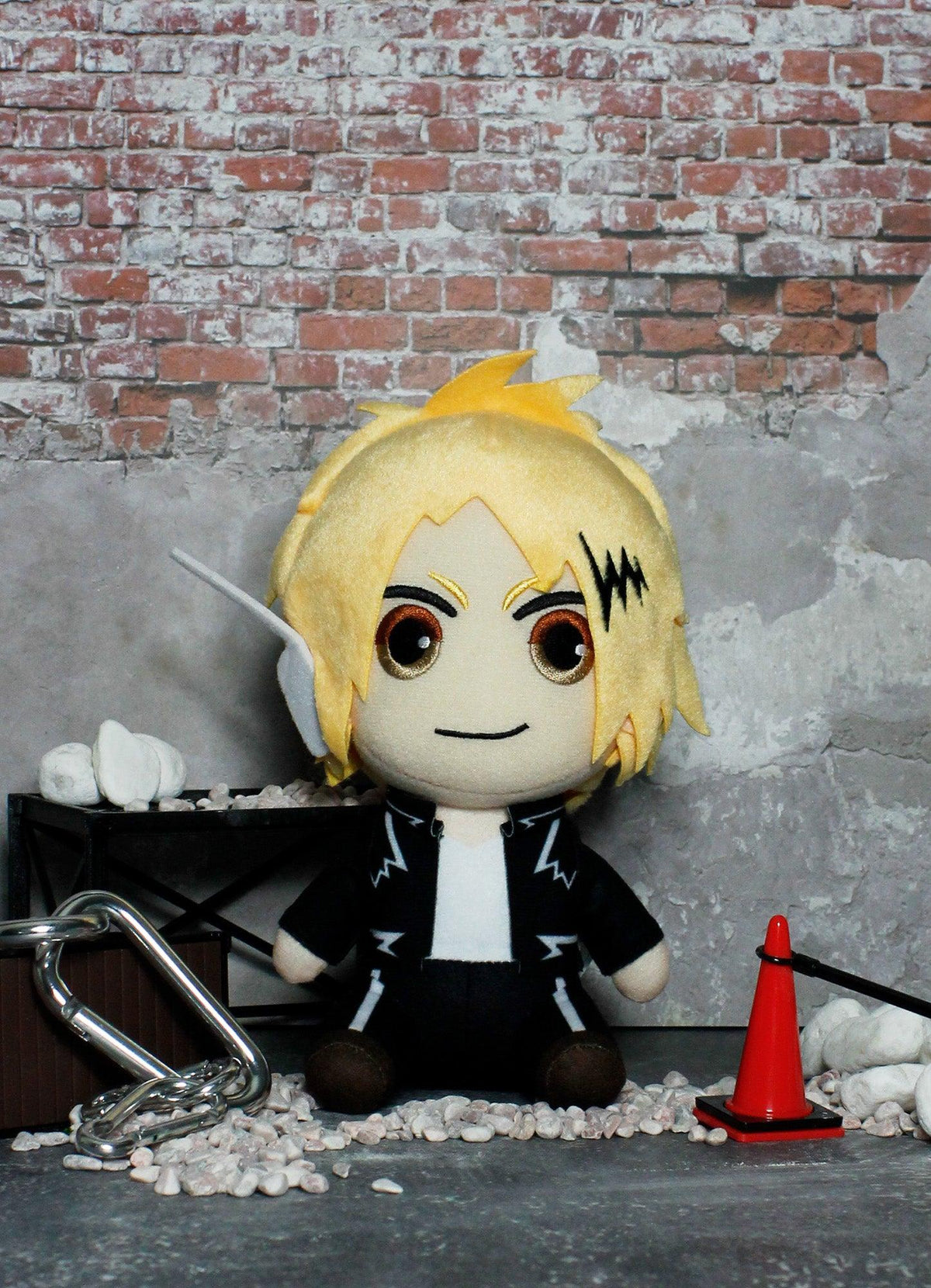My Hero Academia S2 - Denki Kaminari Hero Costume Sitting Plush 7"H - Great Eastern Entertainment