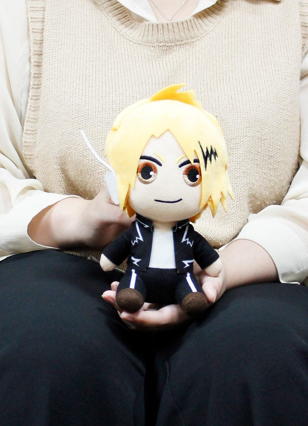 My Hero Academia S2 - Denki Kaminari Hero Costume Sitting Plush 7"H - Great Eastern Entertainment
