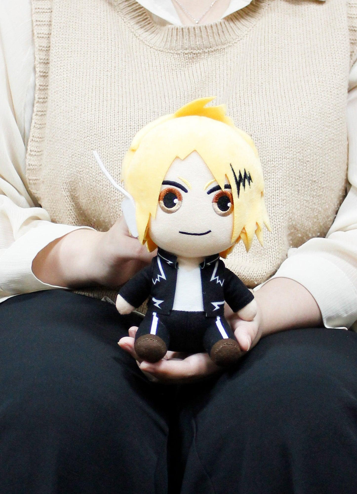 My Hero Academia S2 - Denki Kaminari Hero Costume Sitting Plush 7"H - Great Eastern Entertainment