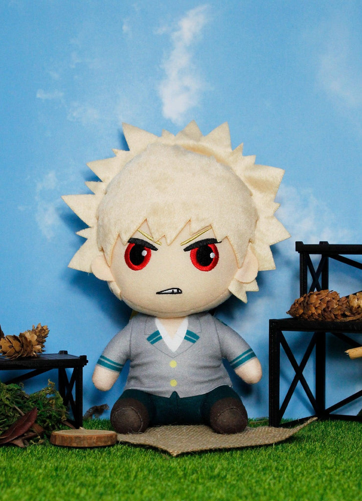 My Hero Academia S2 - Katsuki Bakugo Seifuku Sitting Plush 7"H - Great Eastern Entertainment