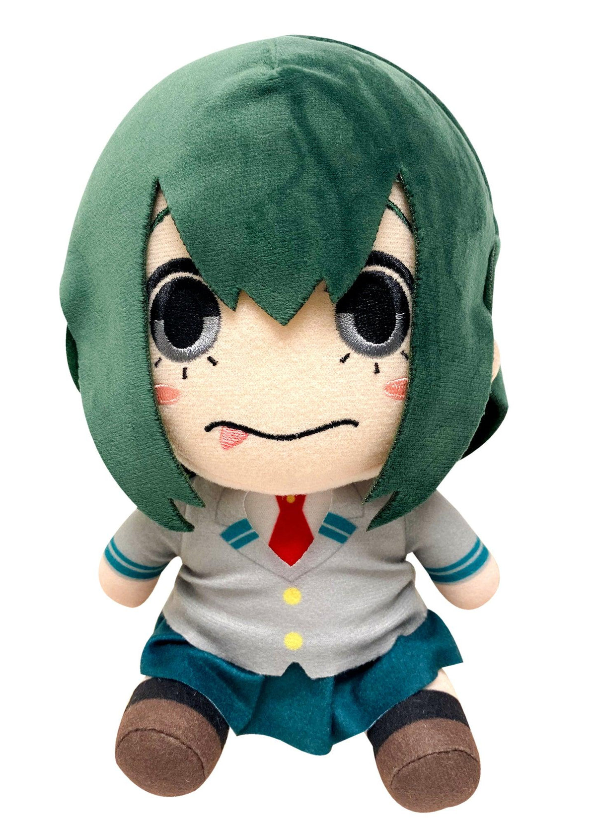 My Hero Academia S2 - Tsuyu Asui Seifuku Sitting Plush 7"H - Great Eastern Entertainment