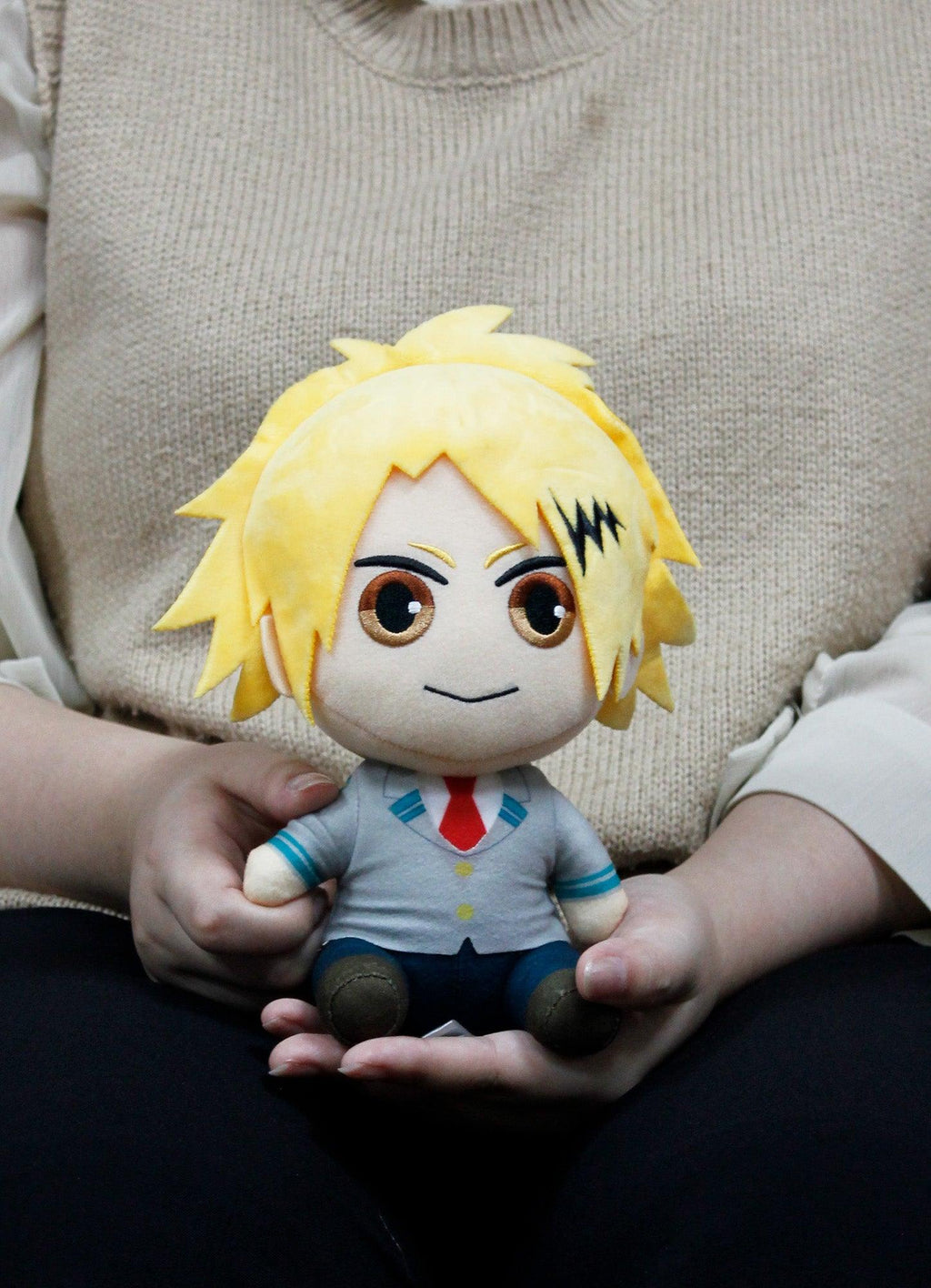 My Hero Academia S2 - Kaminari Seifuku Sitting Plush 7" - Great Eastern Entertainment