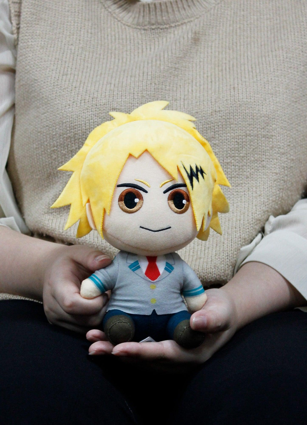 My Hero Academia S2 - Kaminari Seifuku Sitting Plush 7" - Great Eastern Entertainment