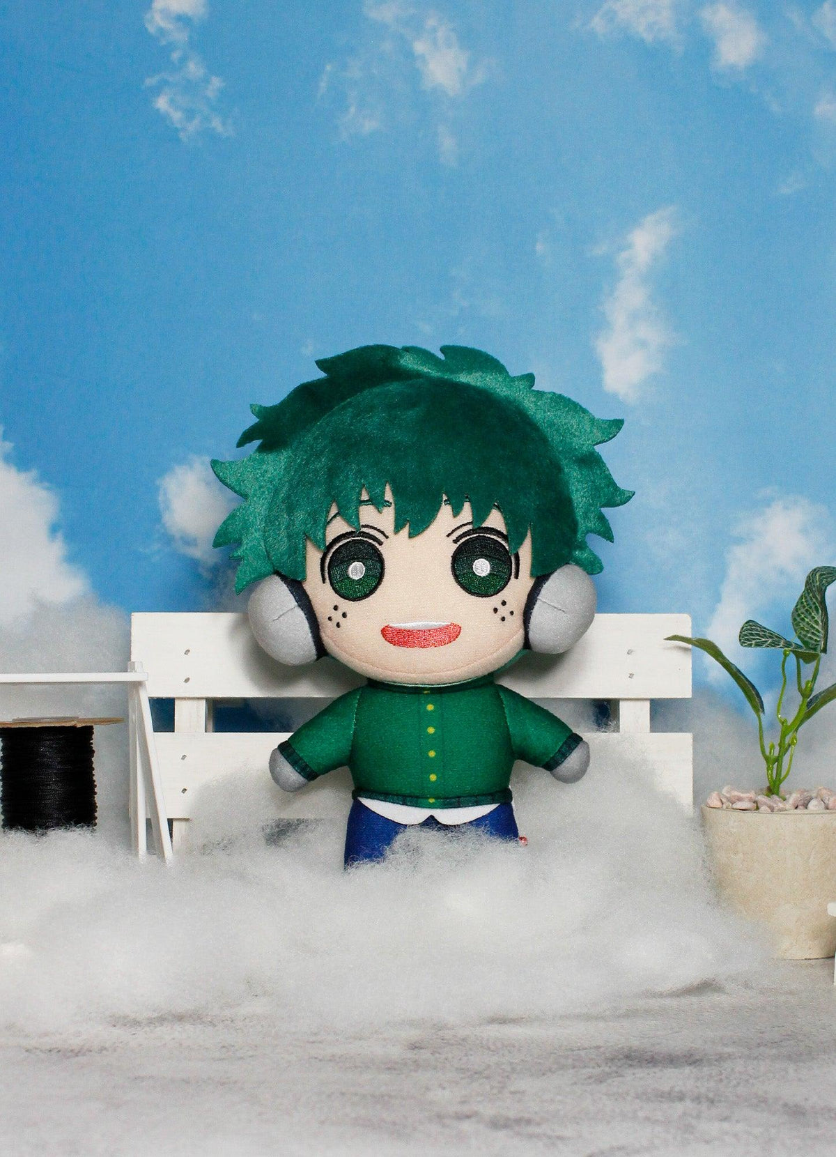 My Hero Academia S2 - Izuku Midoriya "Deku" Snow Outfits Plush 8"H - Great Eastern Entertainment